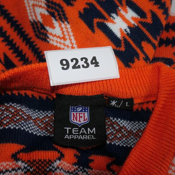 Denver Sweater Vest Womens XL Orange NFL Football Knit Team Apparel Broncos - Picture 10 of 10